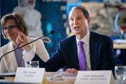 U.S. Senator Ron Wyden speaks during a roundtable discussion on domestic semiconductor manufacturing in Oregon at PCC Willow Creek Mechatronics Lab in Hillsboro on Wednesday, April 5, 2023. 