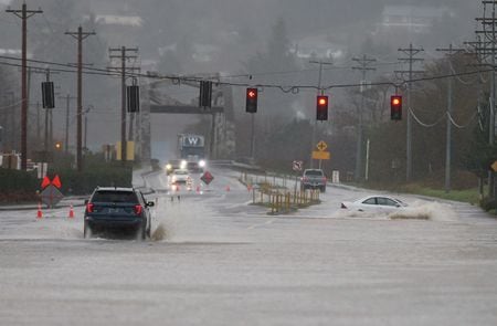 Flooding on the Oregon coast, swollen creeks in Portland as forecast calls for more rain