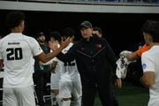 Oregon State men's soccer coach Greg Dalby is suspended for the NCAA College Cup after the Beavers used an ineligible player in their quarterfinal playoff match against North Carolina.