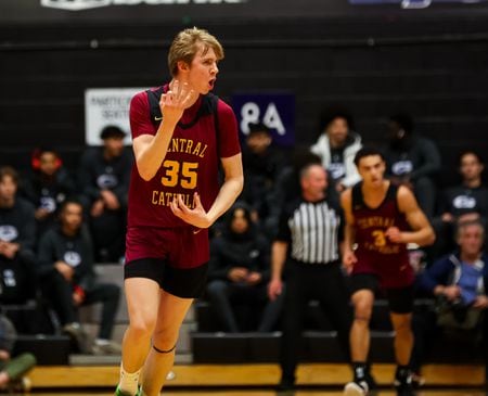 After an offseason hitting the weights and expanding his game, Central Catholic’s Isaac Carr developed into one of the state’s top boys basketball recruits